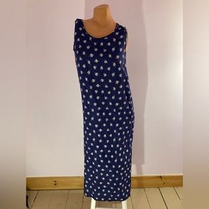 90s Vintage Floral Maxi Dress